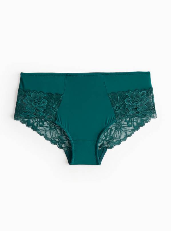 Sea Moss Green Lace Midi Knickers 8